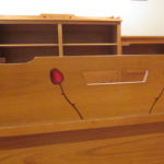 Custom Rosebud Desk Detail